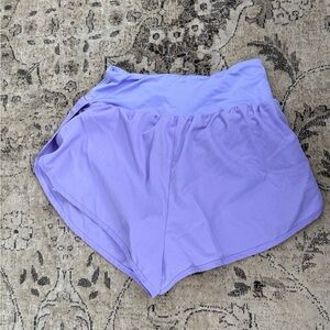 Lilac Athletic Skort Shorts - Soft Lavender
